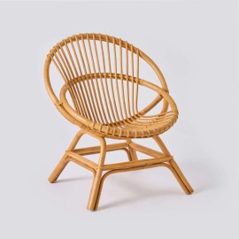 Brigitte rattan shell armchair by KOK maison