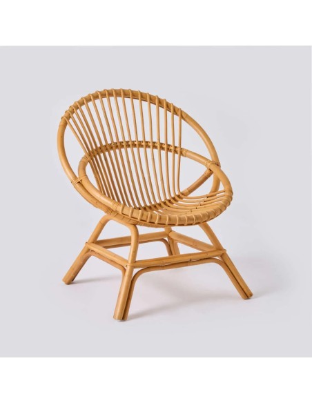 Brigitte rattan shell armchair by KOK maison