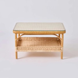 Rattan coffee table rectangular Nantucket 2