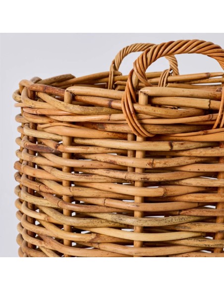 Detail of maxi weave rattan at KOK MAISON