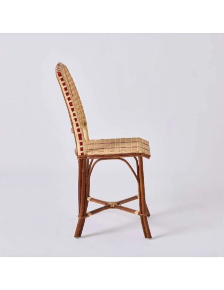 Profil chaise en rotin et résine semi outdoor BISTROT chez KOK MAISON