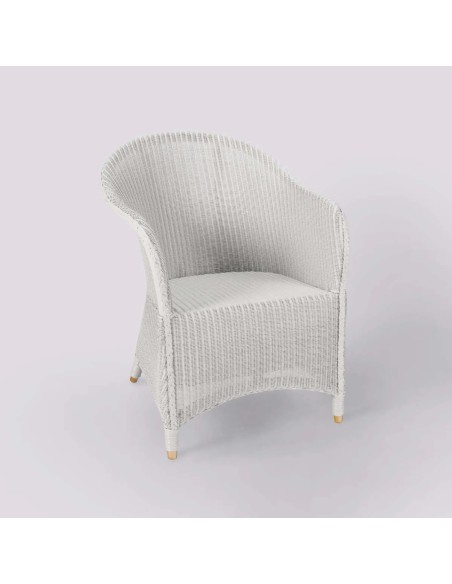 Llyod Loom SIDONIE armchair, cloud lacquer