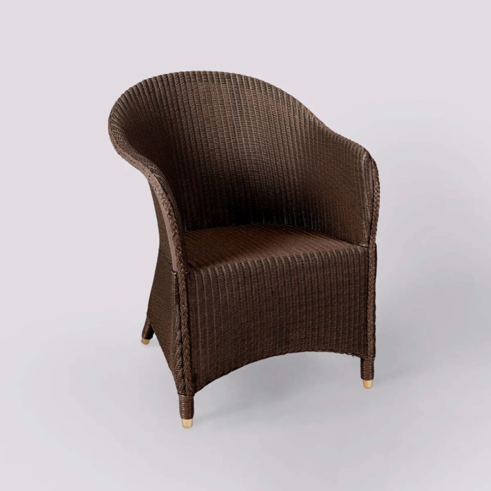 Llyod Loom SIDONIE chocolate armchair