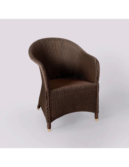 Llyod Loom SIDONIE chocolate armchair