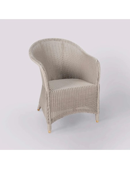 Fauteuil Llyod Loom SIDONIE laque cendre