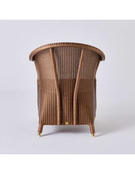 Fauteuil Loom SIDONIE cuivre dos