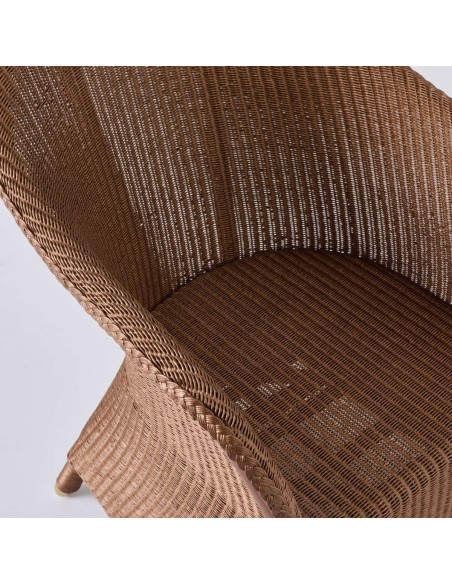Loom SIDONIE armchair with copper seat