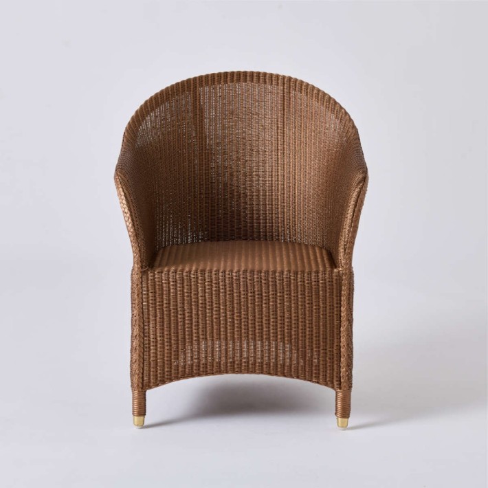 Fauteuil Loom SIDONIE cuivre face