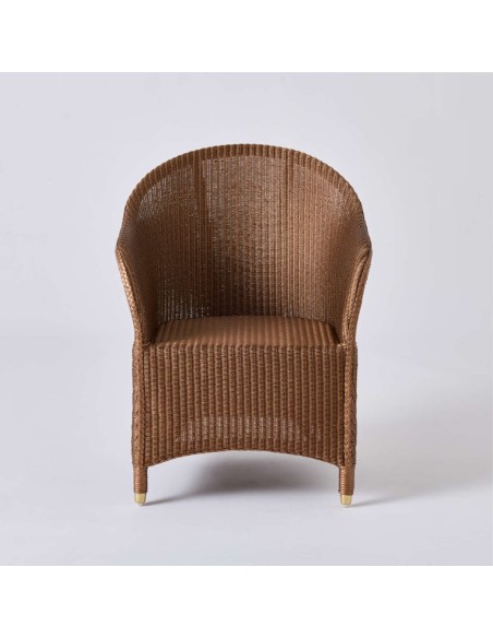 Loom SIDONIE armchair, copper front