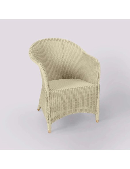 Fauteuil Lloyd Loom Sidonie laqué