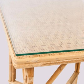 Verre pour tables basses carrées collection BAGATELLE, GRAND-MERE et BELLE EPOQUE