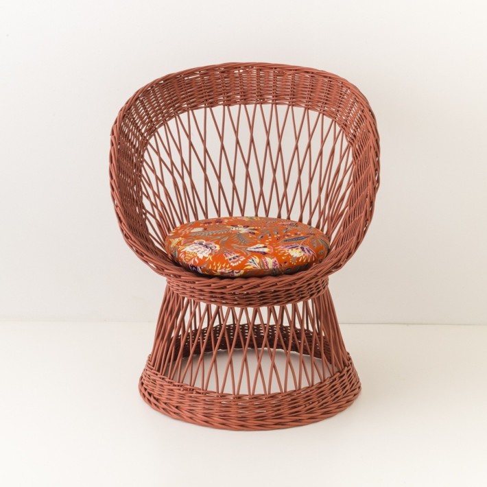 Wicker armchair Franz