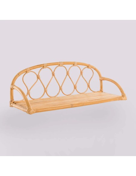 Etagère vintage en rotin Lily par Kok maison