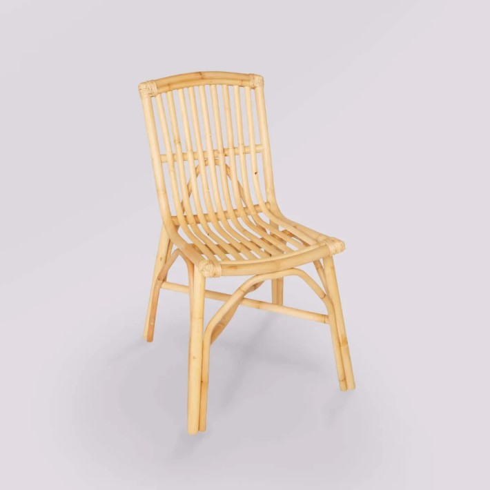 Chaise en rotin vintage MAGALIE