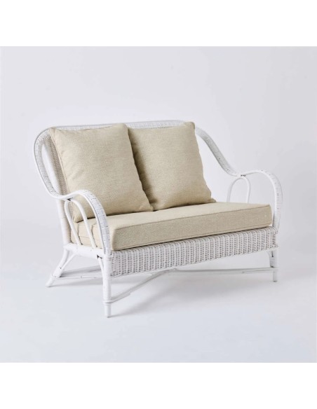 Canapé PRIMAVERA tissu chenille gris