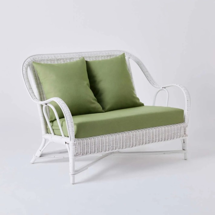 PRIMAVERA sofa in green fabric by KOK MAISON