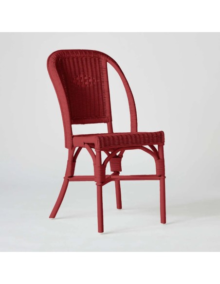 Chaise PRIMAVERA laque rouge rubis