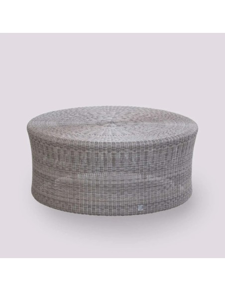 Table basse jardin galet Biblos diam.80