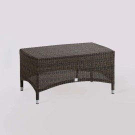 Table basse de jardin poivre rect Vera