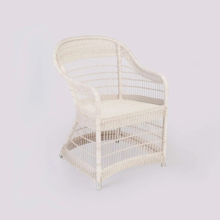 Fauteuil de table de jardin Biarritz sans coussin
