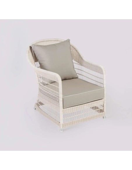 Biarritz resin garden armchair