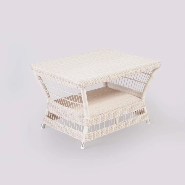 Biarritz rectangular coffee table without glass top