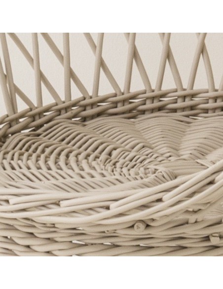 Wicker armchair Franz