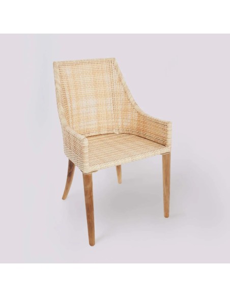 Fauteuil de table en résine Sao Paulo