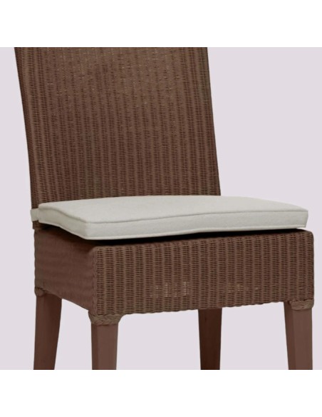 Zoom in on the optional cushion for the Lyod Loom Isabelle chair