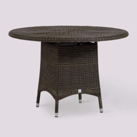 Table de jardin poivre Cigale diam. 110