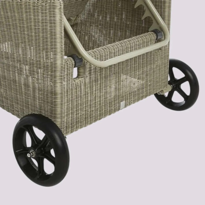 WHEEL KIT FOR ATOLL GREY RESIN SUN LOUNGER