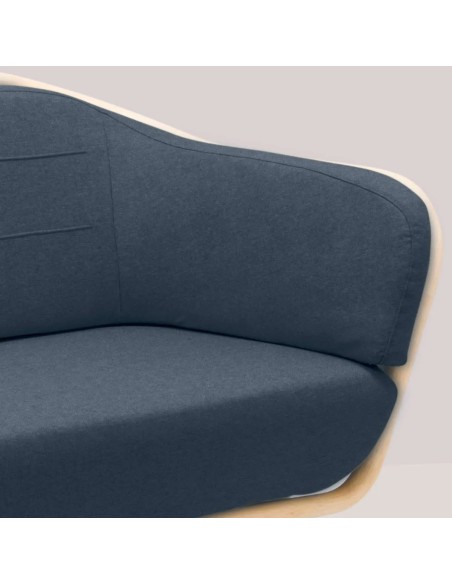 BÔA sofa, Orchid Edition collection, in MOOD BLEU fabric