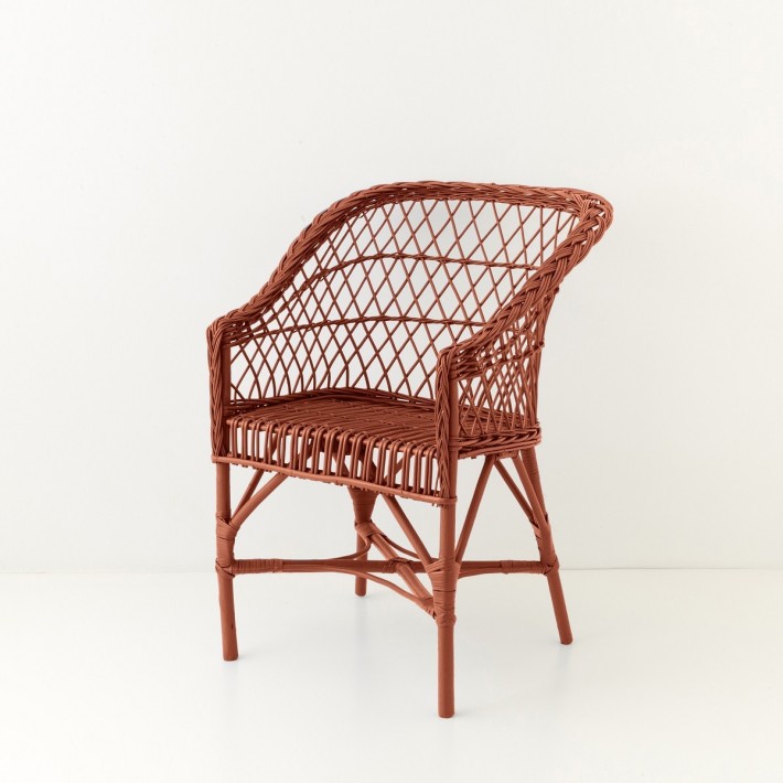 Antonin coloured willow armchair