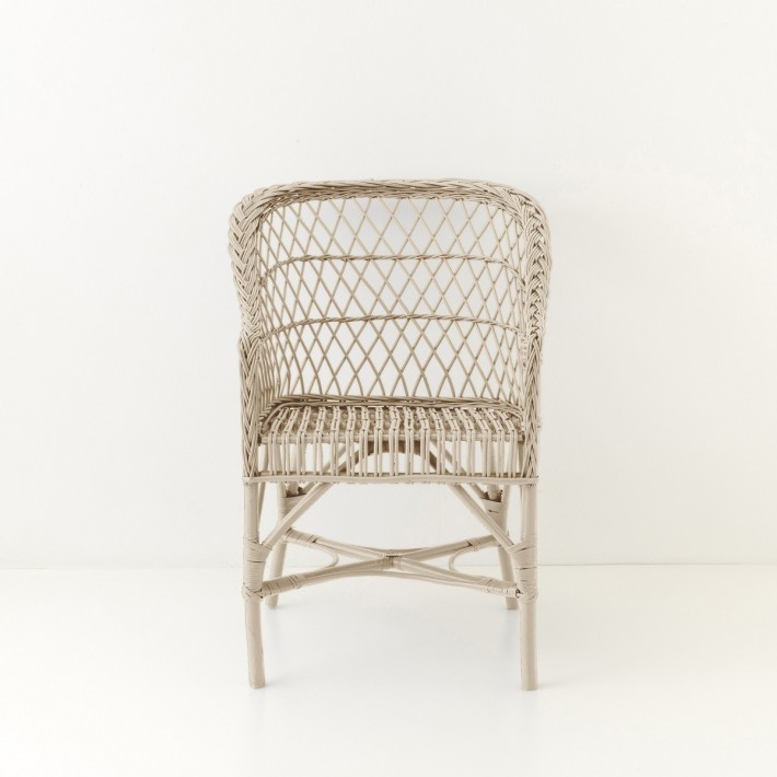 Antonin coloured willow armchair