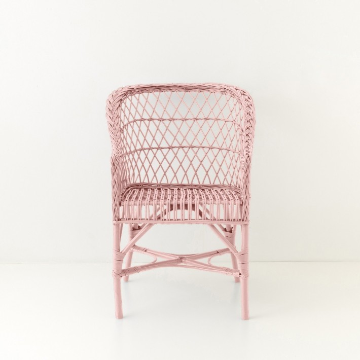 Antonin coloured willow armchair
