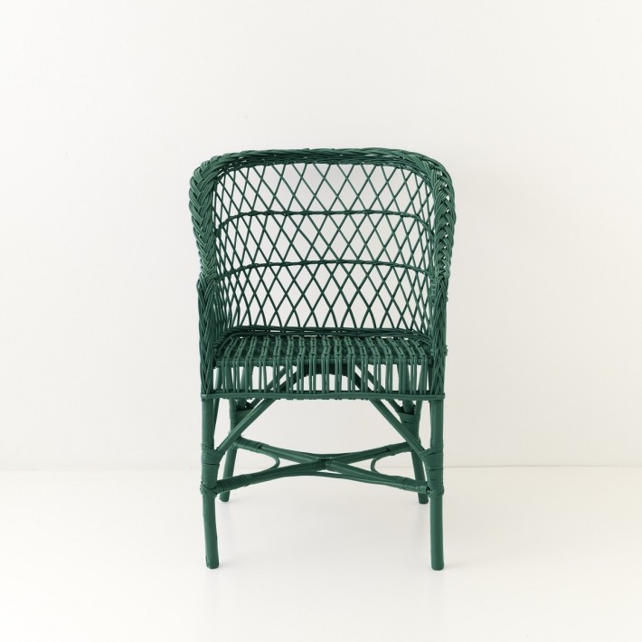Antonin coloured willow armchair