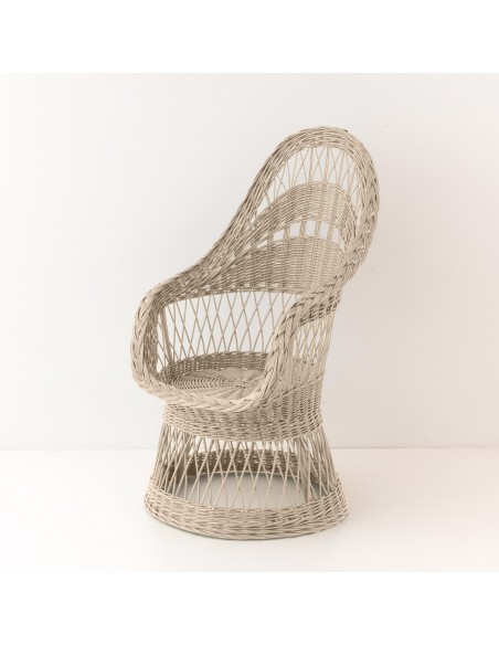 Wicker armchair Franz