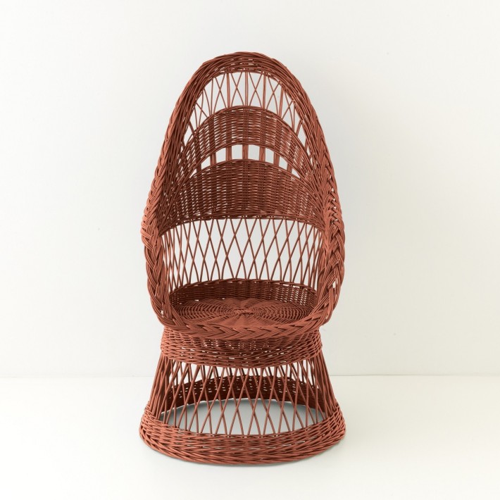 Wicker armchair Franz