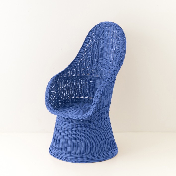 Wicker armchair Franz