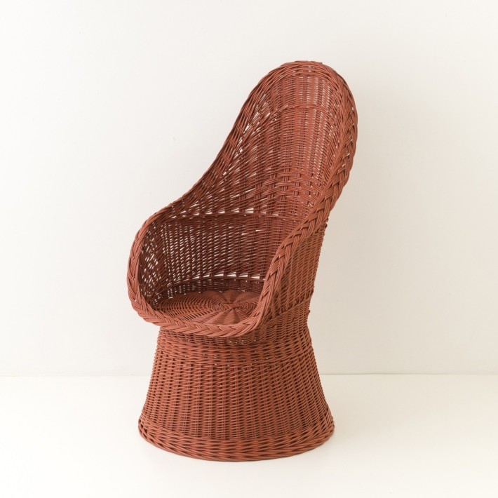 Wicker armchair Franz