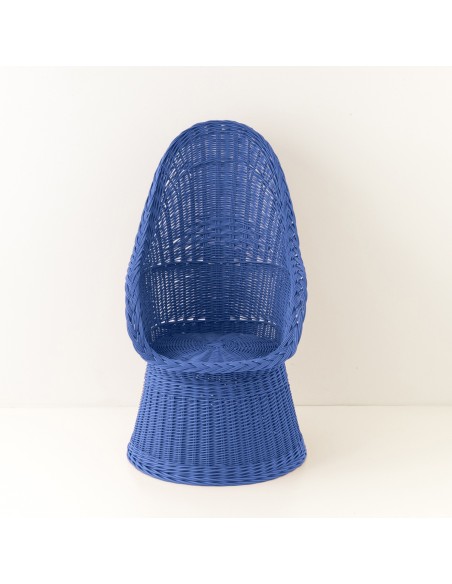 Firmin lacquered wicker armchair