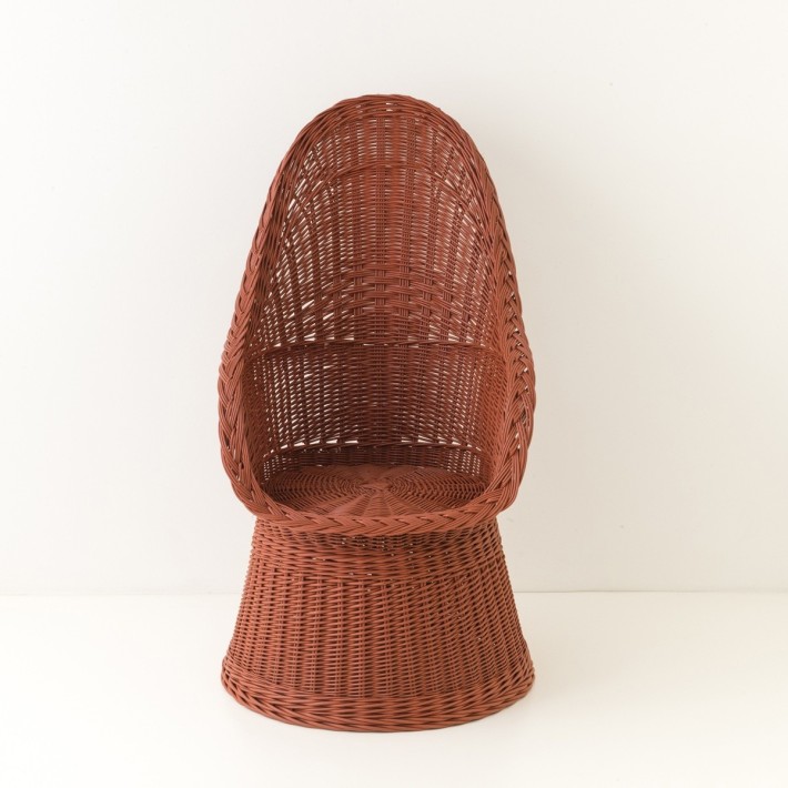 Wicker armchair Franz
