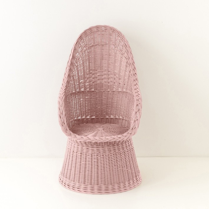 Firmin lacquered wicker armchair