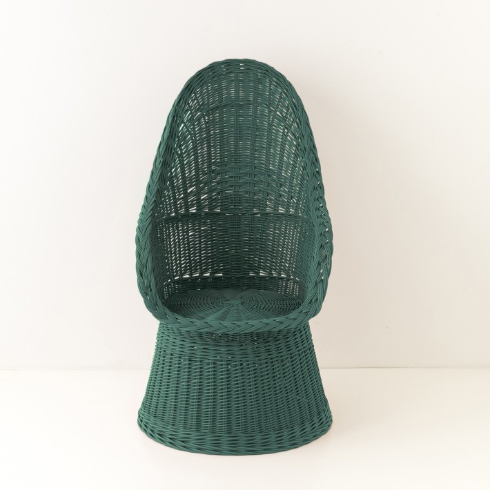 Wicker armchair Franz