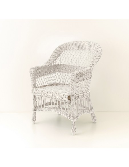 Ilona lacquered wicker armchair