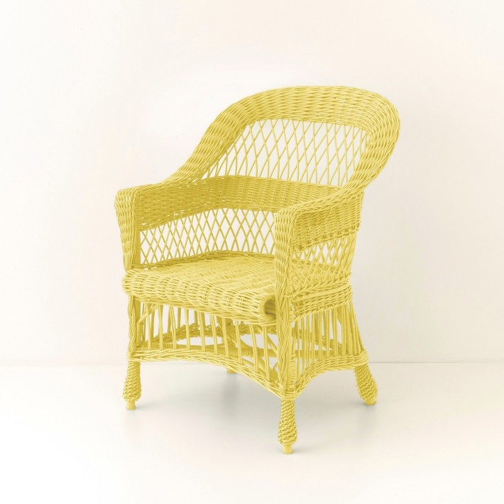 Wicker armchair Franz