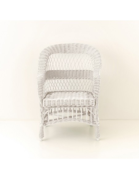 Ilona lacquered wicker armchair