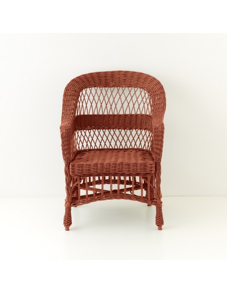 Ilona lacquered wicker armchair