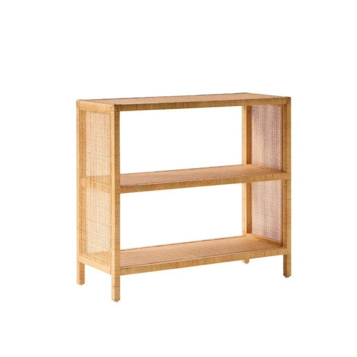 Etagère Saïgon MM en cannage de rotin ajouré - mobilier rotin KOK