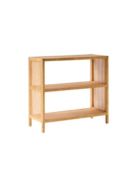 Etagère Saïgon MM en cannage de rotin ajouré - mobilier rotin KOK